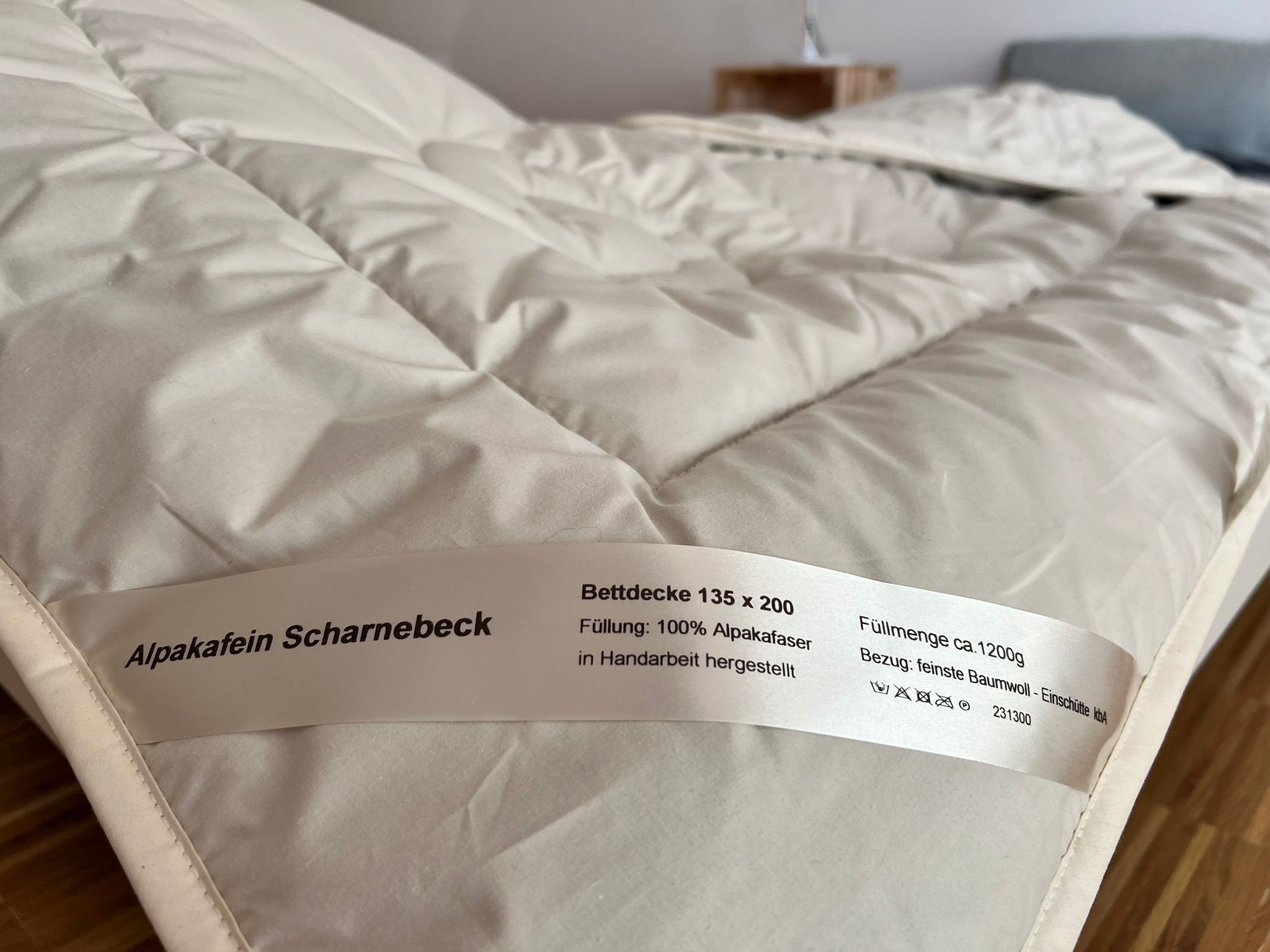 Alpakafein Luxus Ganzjahres-Bettdecke 135*200